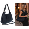 Torebka Damska Worek Shopper Torba na Ramię duża pajemna CC6612 Granatowa