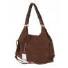 Torebka Damska Worek Shopper Torba na Ramię duża pajemna CC6612 Czekoladowa