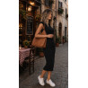 Torebka damska Tommasini A4 na ramię duża shopper worek NO3803 Brązowa