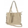 Torebka Damska Worek Shopper Torba na Ramię duża pajemna CC6611 Beżowa