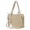 Torebka Damska Worek Shopper Torba na Ramię duża pajemna CC6611 Beżowa