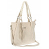 Torebka Damska Worek Shopper Torba na Ramię duża pajemna CC6611 Beżowa