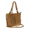 Torebka Damska Worek Shopper Torba na Ramię duża pajemna CC6611 Brązowa