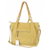 Torebka Damska Worek Shopper Torba na Ramię duża pajemna CC6611 Żółta