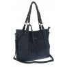Torebka Damska Worek Shopper Torba na Ramię duża pajemna CC6611 Granatowa