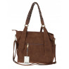 Torebka Damska Worek Shopper Torba na Ramię duża pajemna CC6611 Czekoladowa
