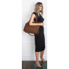 Torebka Damska Worek Shopper Torba na Ramię duża pajemna CC6611 Czekoladowa