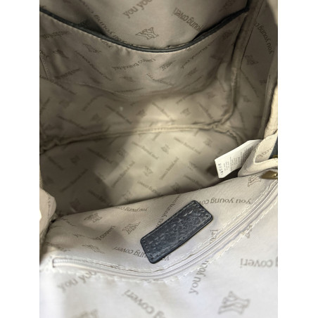 Plecak damski 2w1 torebka shopper duża pojemna na ramię CS1291 Granatowa