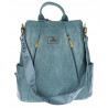 Plecak damski 2w1 torebka shopper duża pojemna na ramię CS1291 Niebieska