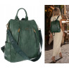 Plecak damski 2w1 torebka shopper duża pojemna na ramię CS1291 Zielona