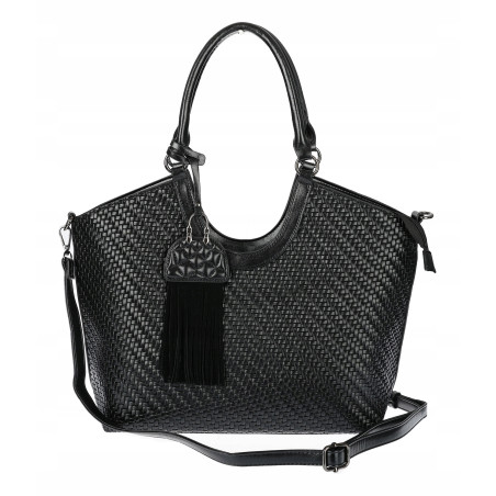 Torebka Damska Shopper na Ramię modna do ręki Listonoszka MC819 Czarna