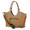 Torebka Damska Shopper na Ramię modna do ręki Listonoszka MC819 Brązowa