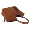 Torebka Damska Shopper na Ramię modna do ręki Listonoszka MC819 Brązowa