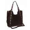 Torebka Damska Shopper na Ramię worek torba Listonoszka HJ1386 C. Czekolada