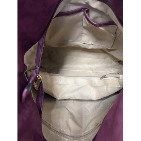 Torebka Damska Shopper na Ramię worek torba Listonoszka HJ1386 Czekoladowa