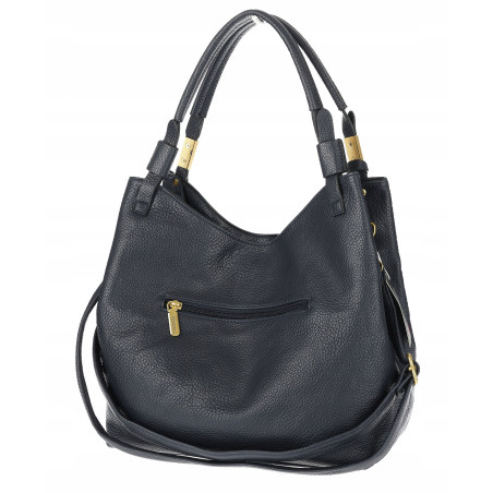 Torebka damska worek shopper listonoszka modna na ramię CJL752 Granatowa