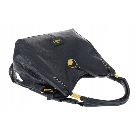 Torebka damska worek shopper listonoszka modna na ramię CJL752 Granatowa