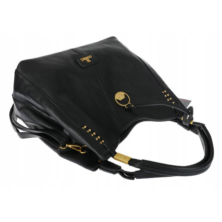 Torebka damska worek shopper listonoszka modna na ramię torba CJL752 Czarna