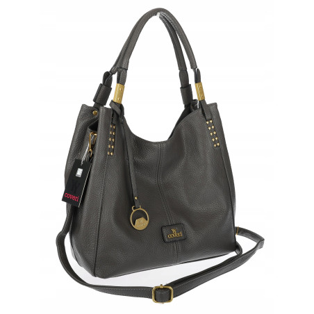 Torebka damska worek shopper listonoszka modna na ramię torba CJL752 Szara