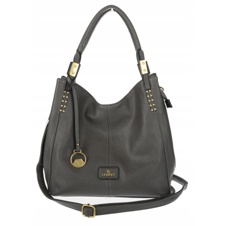 Torebka damska worek shopper listonoszka modna na ramię torba CJL752 Szara