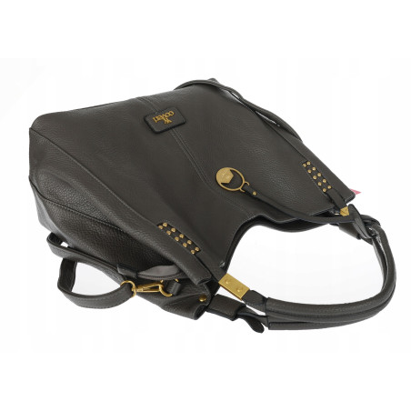 Torebka damska worek shopper listonoszka modna na ramię torba CJL752 Szara
