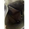 Torebka damska shopper worek pleciona zamszowa na ramię modna KSD064 Beżowa