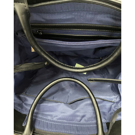 Torebka Damska Shopper na Ramię modna do ręki Listonoszka MC936 Czekoladowa