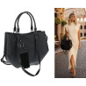 Torebka Damska Shopper na Ramię modna do ręki Listonoszka MC936 Czarna