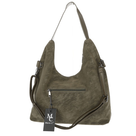 Torebka Damska Shopper na Ramię worek modna torba Listonoszka MC868 Zielona