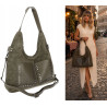 Torebka Damska Shopper na Ramię worek modna torba Listonoszka MC868 Zielona