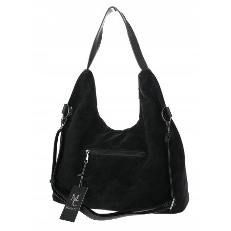 Torebka Damska Shopper na Ramię worek modna torba Listonoszka MC868 Czarna