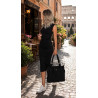 Torebka Damska Worek Shopper Torba na Ramię duża pajemna CC6611 Czarna