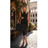 Torebka Damska Worek Shopper Torba na Ramię duża pajemna CC6611 Czarna