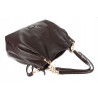 Torebka damska shopper A4 elegancka torba duża do pracy PJ281 Czekoladowa