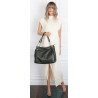 Torebka damska shopper A4 elegancka torba modna duża do pracy PJ281 Zielona