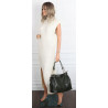 Torebka damska shopper A4 elegancka torba modna duża do pracy PJ281 Zielona
