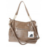 Torebka damska shopper A4 elegancka torba duża modna do pracy PJ281 Beżowa