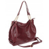 Torebka damska shopper A4 elegancka torba duża modna do pracy PJ281 Bordowa