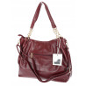 Torebka damska shopper A4 elegancka torba duża modna do pracy PJ281 Bordowa