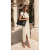 Torebka damska shopper A4 elegancka torba modna duża do pracy PJ281 Zielona