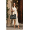 Torebka damska shopper A4 elegancka torba modna duża do pracy PJ281 Zielona