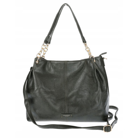 Torebka damska shopper A4 elegancka torba modna duża do pracy PJ281 Zielona
