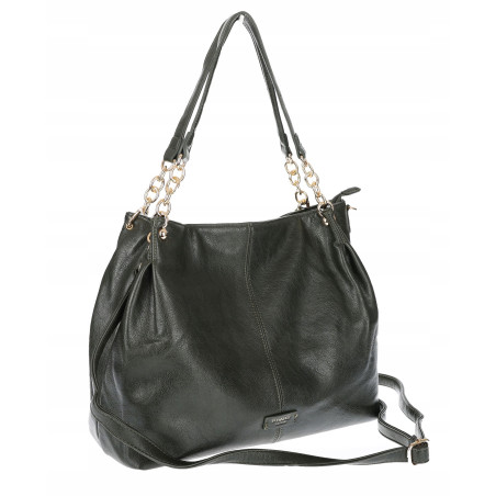 Torebka damska shopper A4 elegancka torba modna duża do pracy PJ281 Zielona