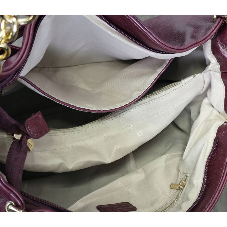 Torebka damska shopper A4 elegancka torba duża do pracy PJ281 Czekoladowa