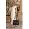 Torebka damska shopper A4 elegancka torba duża modna do pracy PJ281 Czarna