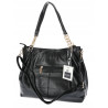 Torebka damska shopper A4 elegancka torba duża modna do pracy PJ281 Czarna