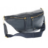 Torebka damska nerka listonoszka crossbody szeroki pasek RS941 Granatowa