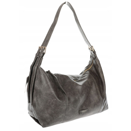 Torebka damska shopper A4 elegancka torba duża modna do pracy PJ272 Szara