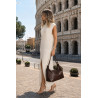 Torebka damska shopper A4 elegancka torba modna do pracy PJ272 Czekoladowa