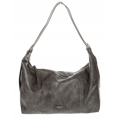 Torebka damska shopper A4 elegancka torba duża modna do pracy PJ272 Szara